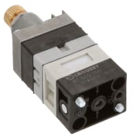 Crouzet Pneumatic, Adjustable Pressure Switch, 2 - 35 PSI, Positive N.C.