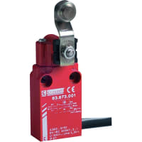 Crouzet Limit Switch, Side Rotary With Arm, 1 Meter Cable, Bottom Exit