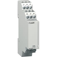 Crouzet MWS 2Monitoring Relay, Phase Sequence-Phase Failure, Din 17.5 208-480V, 1 Pole