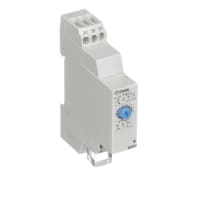 Crouzet Timer Relay, 0.1 s-100 h, 24VDC/24-240VAC Supply, 8A C/O Output, Screw Term., DIN Mnt