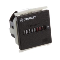 Crouzet Hour Meter, CHM48, 100-130VAC, 50Hz, 48mm x 48mm, Panel Mounted