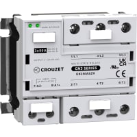 Crouzet SSR, GN3, 3-Phase, Panel Mount, 50A, IN 24-255 VAC/DC, OUT 510 VAC, S Zero Cros