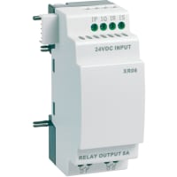 Crouzet I/O Extension Module, XR06, 100-240VAC, 4 Input, 2 Relay Output