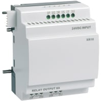 Crouzet I/O Extension Module, XR10, 24VDC, 6 Input, 4 Relay Output