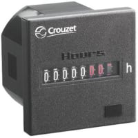 Crouzet Electromechanical Hour Counter, CHM48, 20-30 Vac, 50Hz