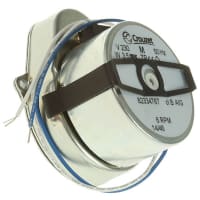 Crouzet Crouzet Synchronous AC Geared Motor, Clockwise, 230 V ac, 6 rpm, 3 W