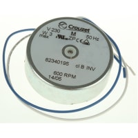 Crouzet Crouzet 820000 Anti Clockwise Synchronous AC Motor, 0.16W, 1 Phase, 10 Pole, 230V ac