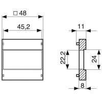 Crouzet Adapter 26546849 For Use With Electromechanical Hour Counter