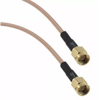 Crystek Corporation RF COAX CABLE ASSEMBLY;RG316DS;50 OHM;STRAIGHT SMA MALE/STRAIGHT SMA MALE;36 IN.