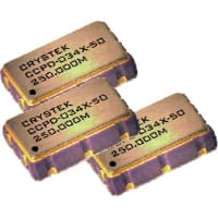 Crystek Corporation CLOCK OSCILLATOR, LVPECL;3.3V;77.76 MHZ;+/-50PPM;-40 TO 85 DEG C;5X7MM SMD