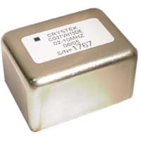 Crystek Corporation Oscillator, Crystal, 10MHz, +5VDC, Sine Wave Out, 27x36mm SMD, +/-200ppm, -20 to +80C