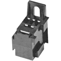 Custom Connector Relay Socket, Automotive Relay, 5 Pin Automotive, Crimp, Thermoplastic