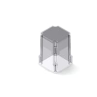 Custom Connector Enclosure, Relay, Socket Mount, Polycarbonate, Clear, 1.925x1.125x0.81 In, FC Series