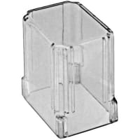 Custom Connector Enclosure, Relay, Socket Mount, Polycarbonate, Clear, 2.625x2.249x1.625 In, HC Series