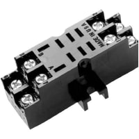 Custom Connector Relay Socket, 8 Pin, 2 Pole, 300 V, 10 A, Relay, UL Recognized, CSA Certified, CE Marked