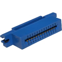 CW Industries Card Edge Connector, CWR Series, Female, 20 Position, 2 Row, Gold, IDC, In-Line Mount