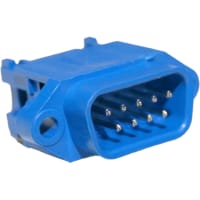 CW Industries Connector, D-Subminiature Plug, CWR Series, Male, 9 Position, 2 Row, Gold, IDC, InLine