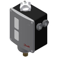 Danfoss Pressure Switch, RT121, 1.3-5.8 psig Differential, Auto Res, G 3/8A, RT Series