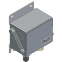 Danfoss Pressure Switch, KPS35, 0-116psig, 6-22psig Diff, -40-212F Media Temp, G 1/4