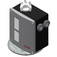 Danfoss Pressure Switch, RT113, 0-4.4 psig, 0.1-0.7 psig diff, Auto Reset, G 3/8A