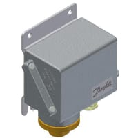 Danfoss Pressure Switch, KPS47; 87-870psig, 51-247 psig Diff, -13-212F Media Temp, G 1/4