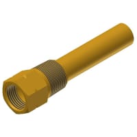 Danfoss Sensor Pocket for all temperature switches; 3 in., Brass, 1/2-14 NPT