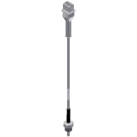 Danfoss Temp Sensor, MBT, 3270; 0.86 in, G 1/4A, -58-392F Range, Ohm, 1 x Pt 100, AMP