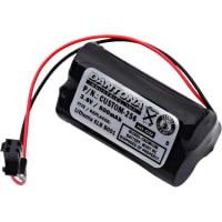 Dantona Industries, Inc. Rechargable Battery, Emergency Lighting, 3.6 Volt, 800 mAh, Nickel Cadmium, 3AA