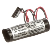 Dantona Industries, Inc. Battery, Lithium, 3.6V 1900 mAh, W/Connector, Replaces DANTONA: ER6V36VAA