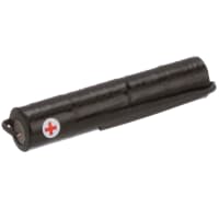 Dantona Industries, Inc. Battery, Non-Rechargeable, Cylindrical, Nickel-Cadmium, 4.8VDC, 90mAh