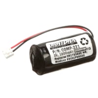 Dantona Industries, Inc. Battery, Non-Rechargeable, Lithium, 3VDC, 1.8Ah, Connector