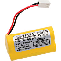 Dantona Industries, Inc. Battery, Emergency Lighting 3.6 Volt 800 mAh Nickel Cadmium