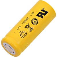 Dantona Industries, Inc. Battery;1.2 V;Nickel Cadmium (NICD);Rechargeable