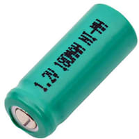 Dantona Industries, Inc. Battery, Rechargeable, Ni-MH, 1.2 V, 180 mAh, 1/2 AAAA