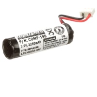 Dantona Industries, Inc. Battery, Lithium, 3.6V 2500 mAh, W/Connector, Replaces MITSUBISHI: F1, F2-40BL