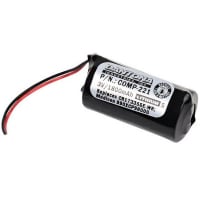 Dantona Industries, Inc. Battery, PLC, Lithium, 3.0V, 1800mAh