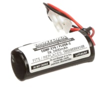 Dantona Industries, Inc. Battery, Lithium, 3V, 2200 mAh, W/Connector, Replaces TOTO: TH559EDV410R