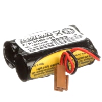 Dantona Industries, Inc. Battery Packs, Non-Rechargeable, Lithium, 6VDC, 1.8Ah, COMP-208, PLC, BR Series