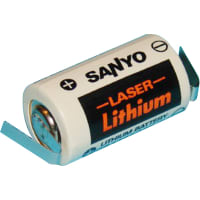 Dantona Industries, Inc. Battery, Pack, Computer, Sz Cylindrical, Lithium, 3V, 850mAh, Solder Tab