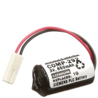 Dantona Industries, Inc. Battery, Lithium, 3VDC, 950mAh, Connector, Replaces SIEMENS: 143467, 146881