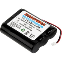 Dantona Industries, Inc. Battery, Pack Lithium-Ion Rechargeable 11.1V 2600MAH 18650 Conn 3 Cell UN38.3