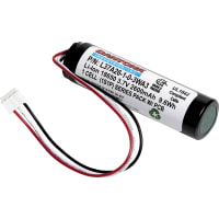 Dantona Industries, Inc. Battery, Lithium-Ion Rechargeable 3.7V 2600MAH 18650 Conn 1 Cell UN38.3