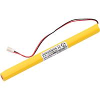 Dantona Industries, Inc. Battery, Emergency Lighting 2.4 Volt 3000 mAh Nickel Cadmium