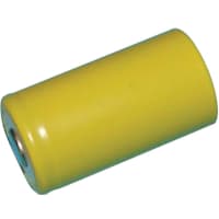 Dantona Industries, Inc. Battery, Rechargeable, C, Nickel-Cadmium, 1.2 VDC, 2.5Ah, Flat Top, Dantona Single Cell