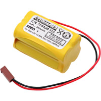 Dantona Industries, Inc. Battery, Emergency Lighting 7.2 Volt 750 mAh Nickel Metal Hydride