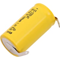 Dantona Industries, Inc. Battery;1.2 V;Nickel Cadmium (NICD);Rechargeable