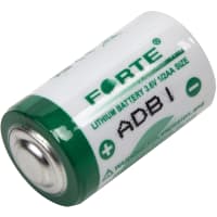 Dantona Industries, Inc. Battery, 3.6V 1/2AA Lithium Thionyl Chloride, Tabbbed termination UN38.3