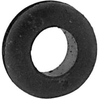 Dantona Industries, Inc. Grommet, Round, 1/4 in., Rubber, 1/32 in., 1/2 in., 5/32 in., 5/16 in.