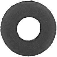 Dantona Industries, Inc. Grommet, Round, 1/4 in., Rubber, 1/16 in., 9/16 in., 1/4 in., 3/8 in.