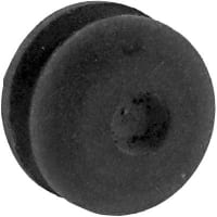 Dantona Industries, Inc. Grommet, Round, 3/16 in., Rubber, 1/8 in., 9/16 in., 3/8 in., 7/16 in.